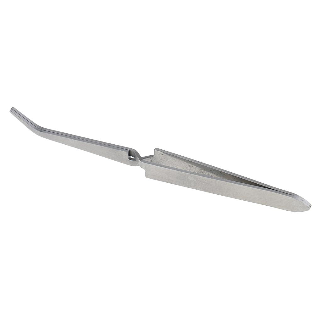 3xStainless Steel Nail Repair-Clamp Tweezer Cotton Balls Pincher Acne Remover