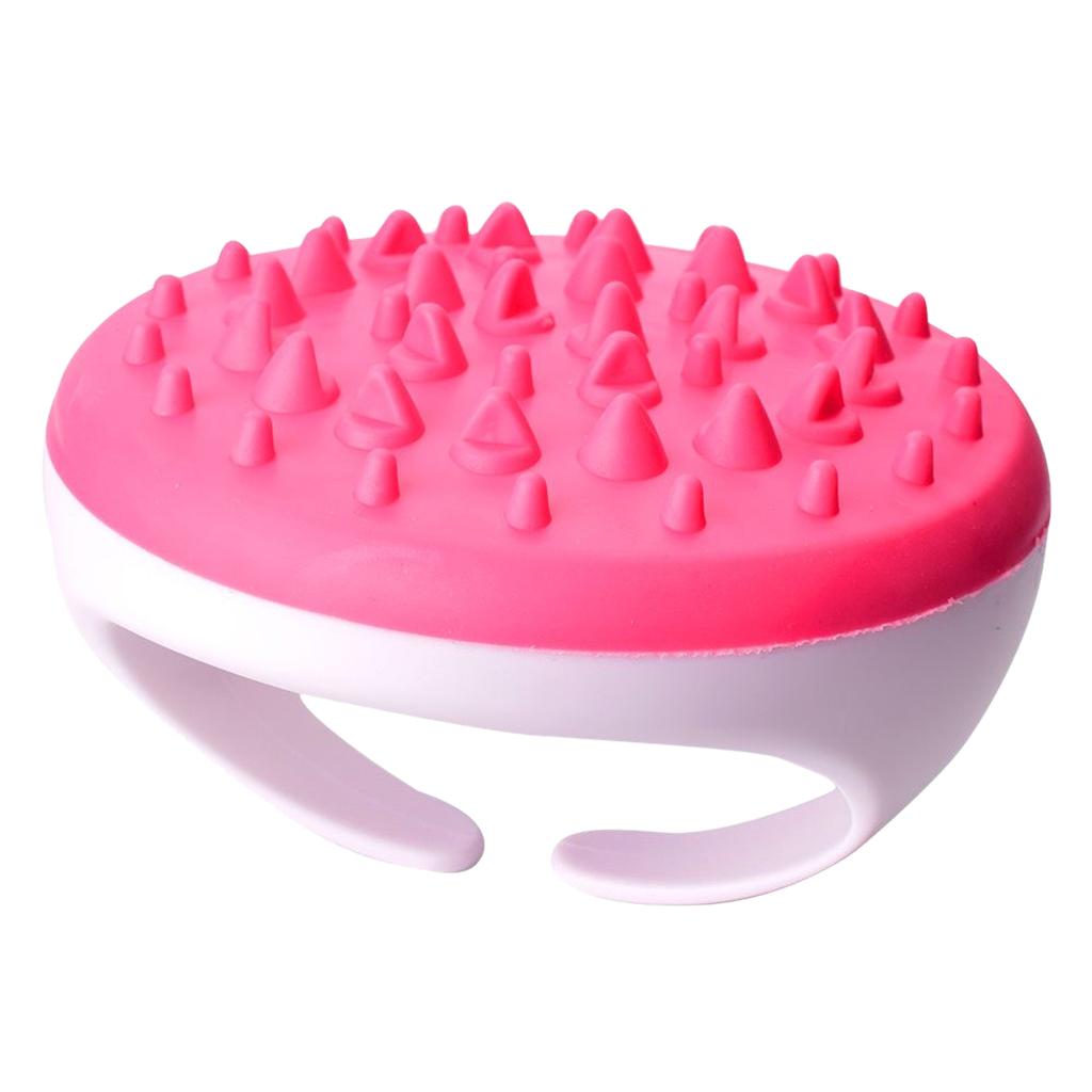 3xAnti Cellulite Silicone Body Masage Glove Scrub Bath Shower Massager Brush