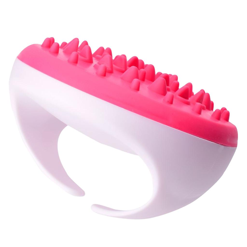 3xAnti Cellulite Silicone Body Masage Glove Scrub Bath Shower Massager Brush