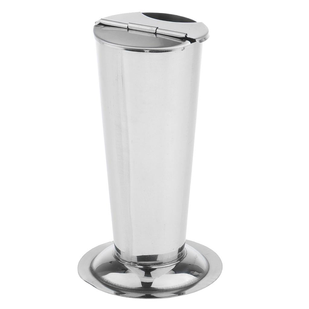 2 Pieces Dental Stainless Steel Jar Holder for Forceps Tweezers Plier