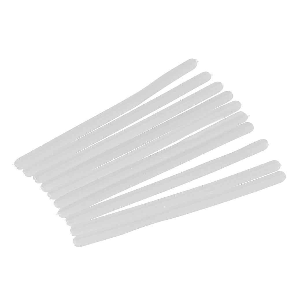 10x Silicone Eyeglasses Temple Covers Glasses Frame Tubes Replacement White