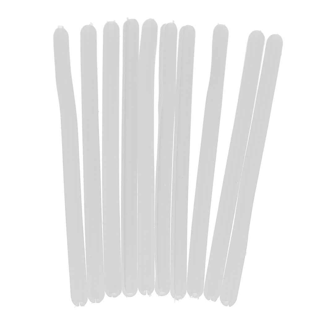 10x Silicone Eyeglasses Temple Covers Glasses Frame Tubes Replacement White