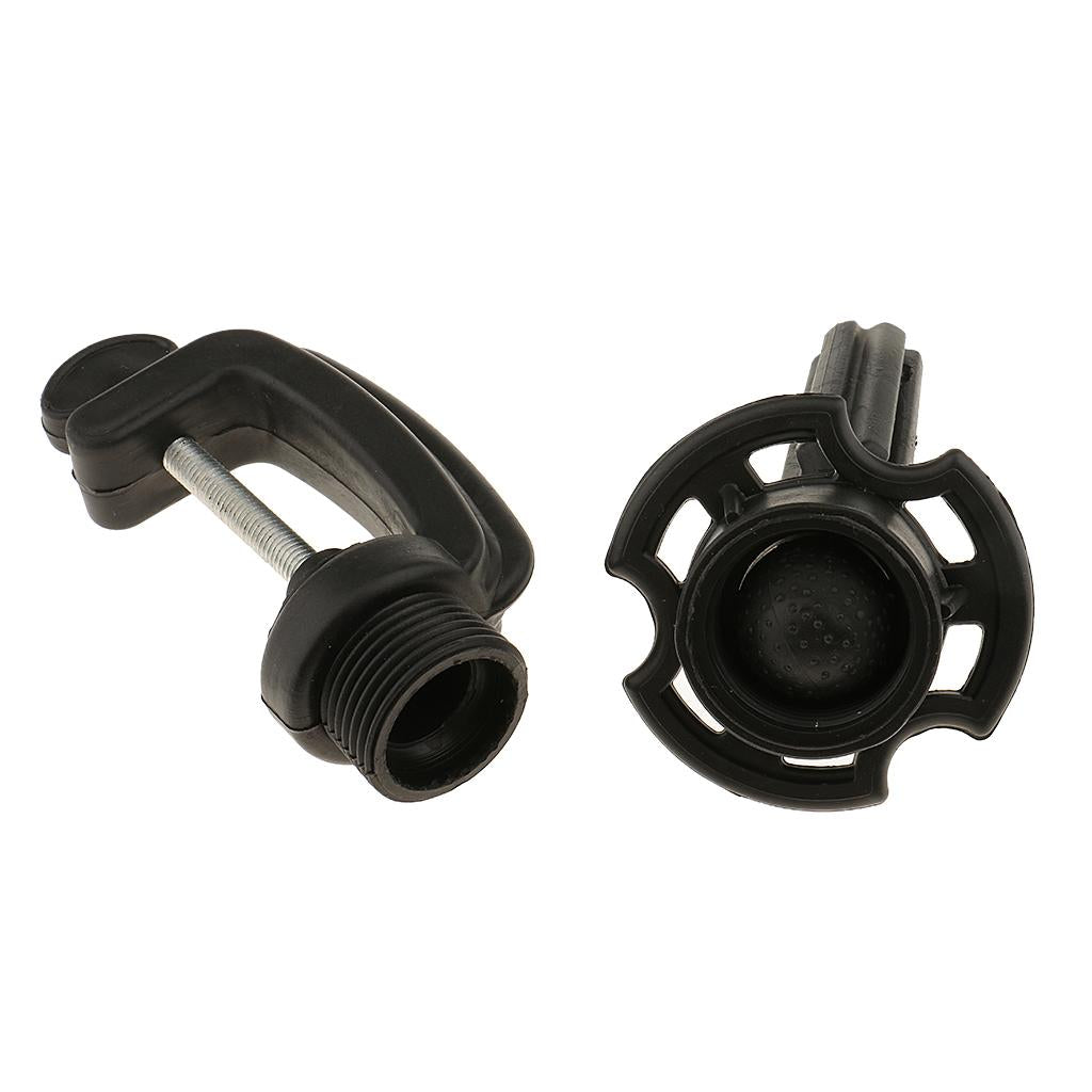 2pcs Cosmetology Mannequin Manikin Head Holder Desk Table Clamp Clamp Stand