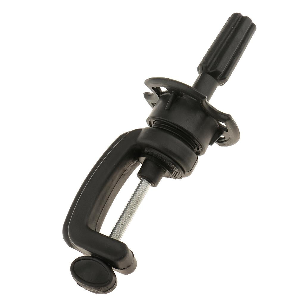 2pcs Cosmetology Mannequin Manikin Head Holder Desk Table Clamp Clamp Stand