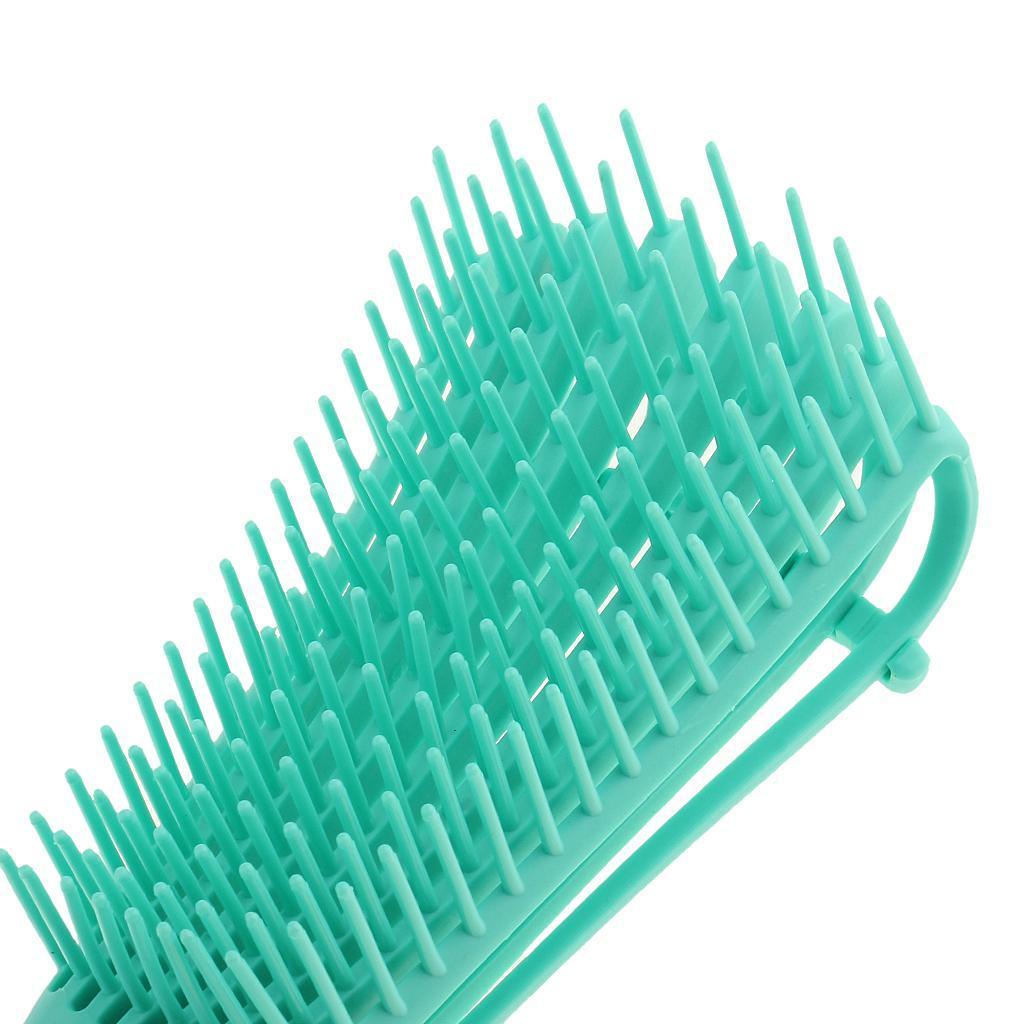 2 Pieces Salon Hair Curling Style Antistatic Barber Detangle Teasing Comb