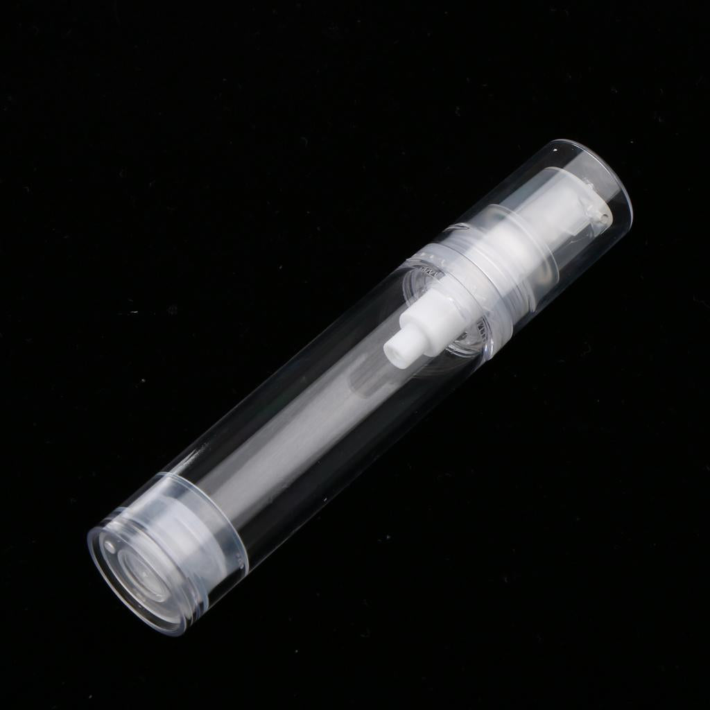 10 Pieces Pump Empty Airless Tubes Cosmetic Cream Lotion Travel Bottles