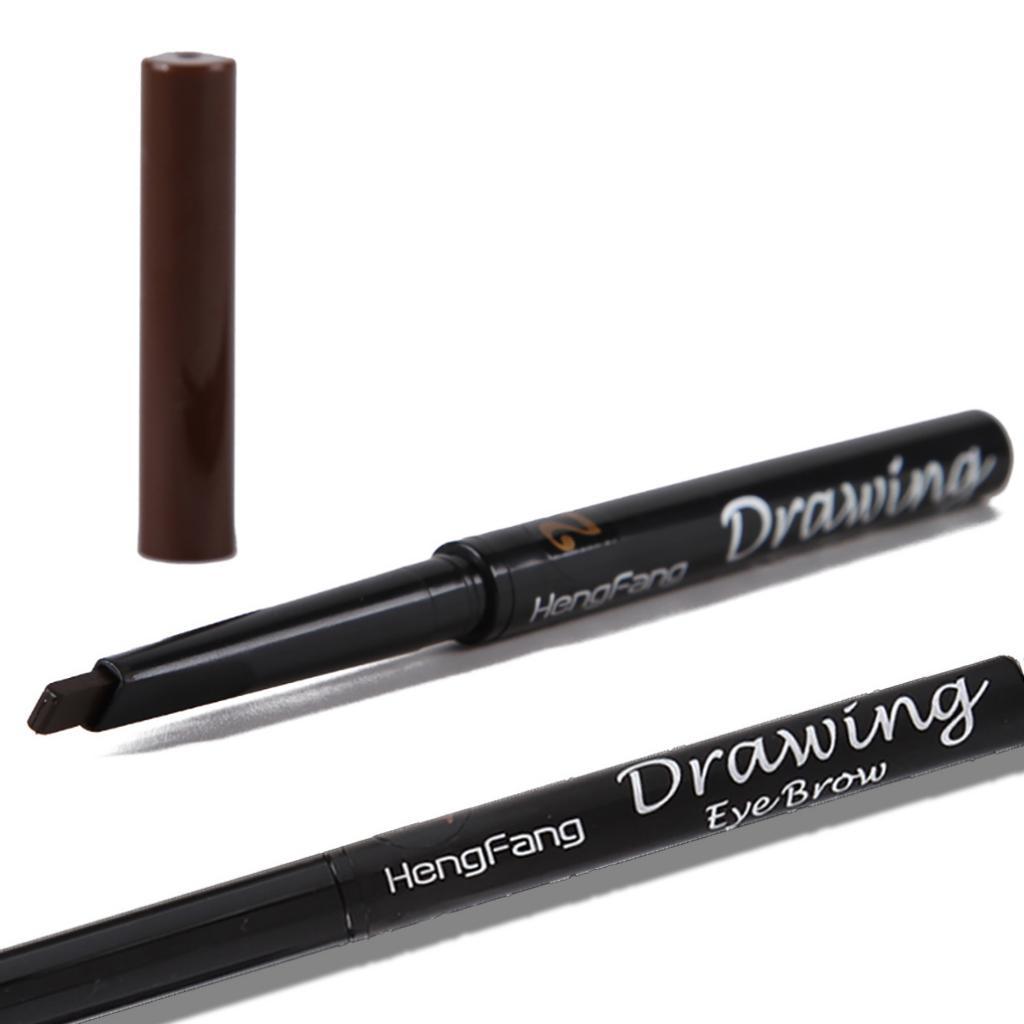 4xEyebrow Definition Enhancer Automatic Rotary Pencil Waterproof Makeup Tool B