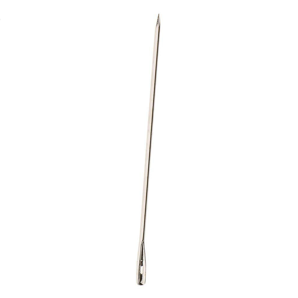 Sewing Braids Track Weave Weft Needles, Hair Extension Needle I Shape Hook for Making Lace Wig