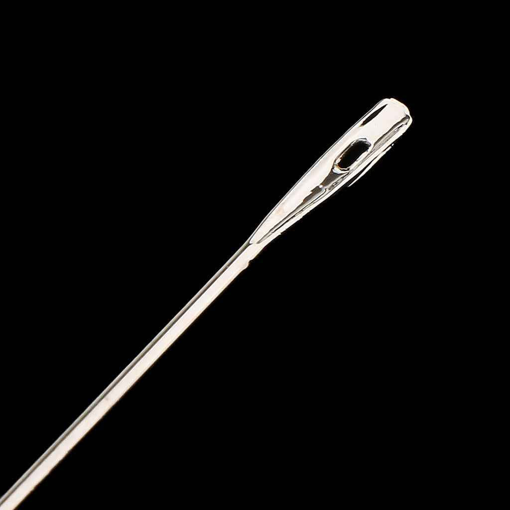 Sewing Braids Track Weave Weft Needles, Hair Extension Needle I Shape Hook for Making Lace Wig