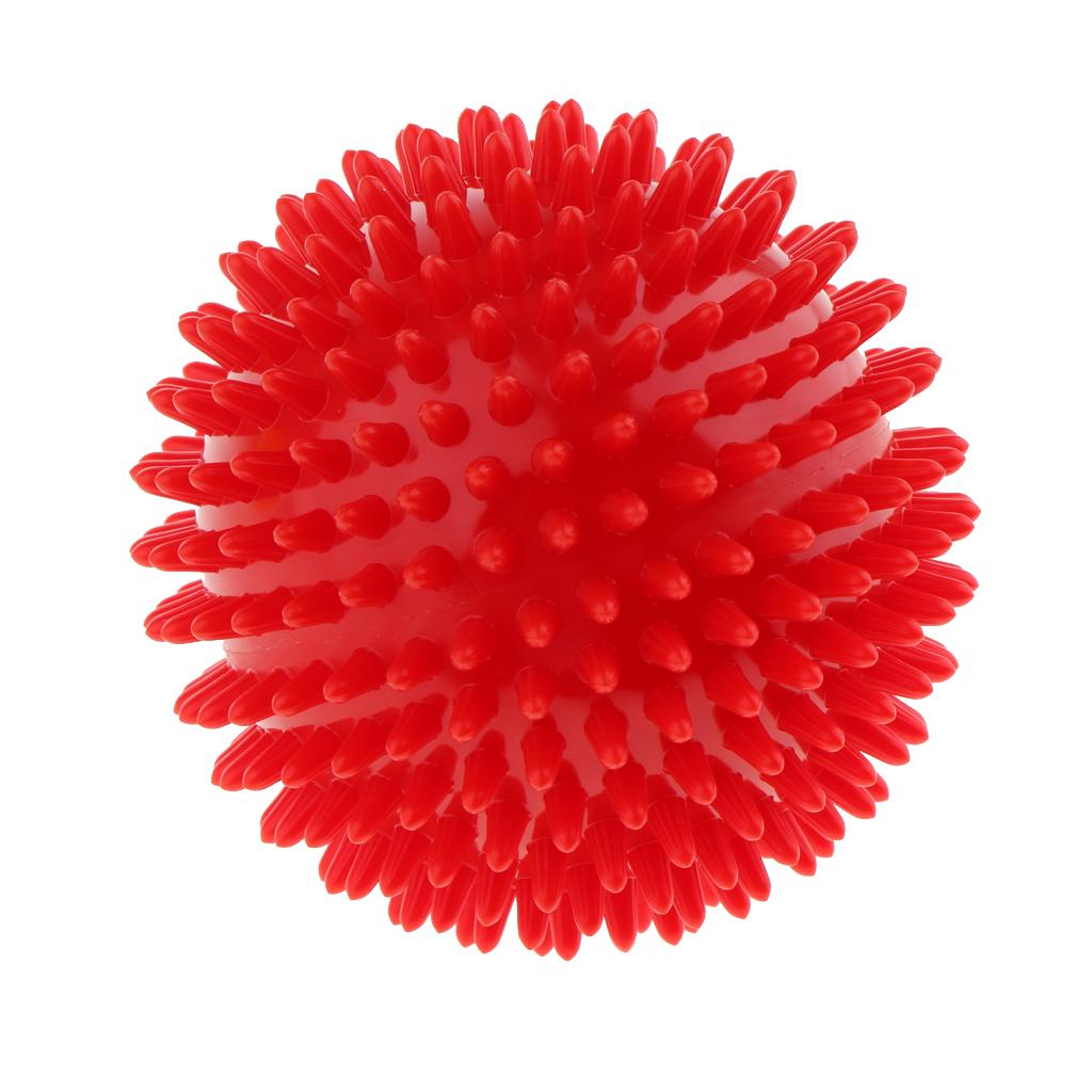 3xSpiky Massage Ball Body Trigger Point Acupuncture Soreness Pain Relief Red