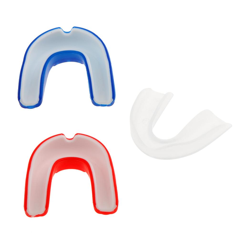 2 Silicone Alignment Mouth Guards Boxing MMA Teeth Protector Gum Shield