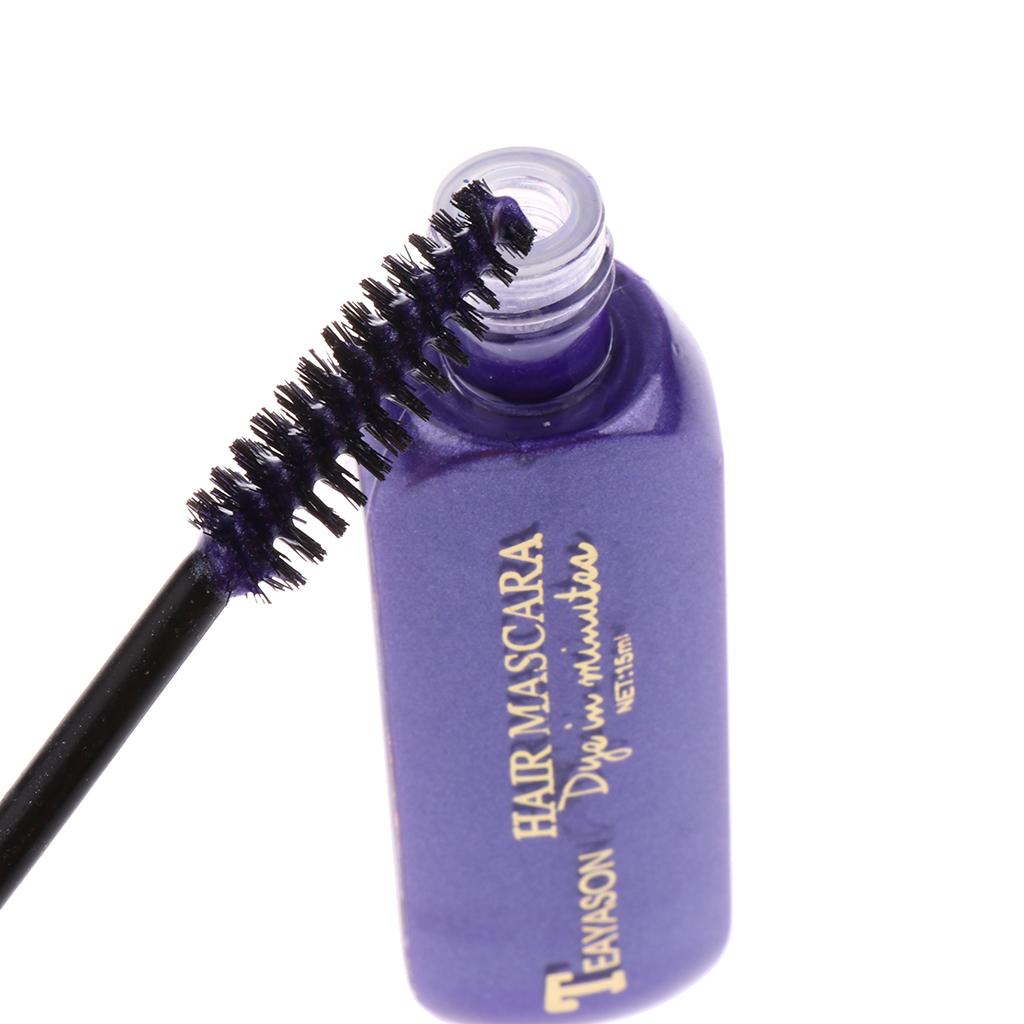 4 Pieces Disposable Hair Dyeing Mascara Non-toxic Hair Mix Coloring Salon