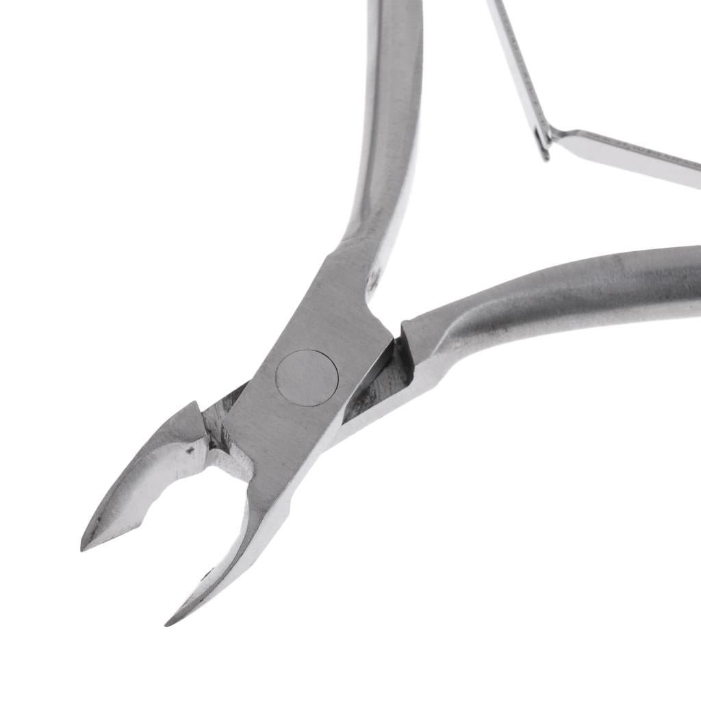 4xSilver Nail Art Cuticle Clipper Trimmer Dead Skin Nipper Manicure Pedicure