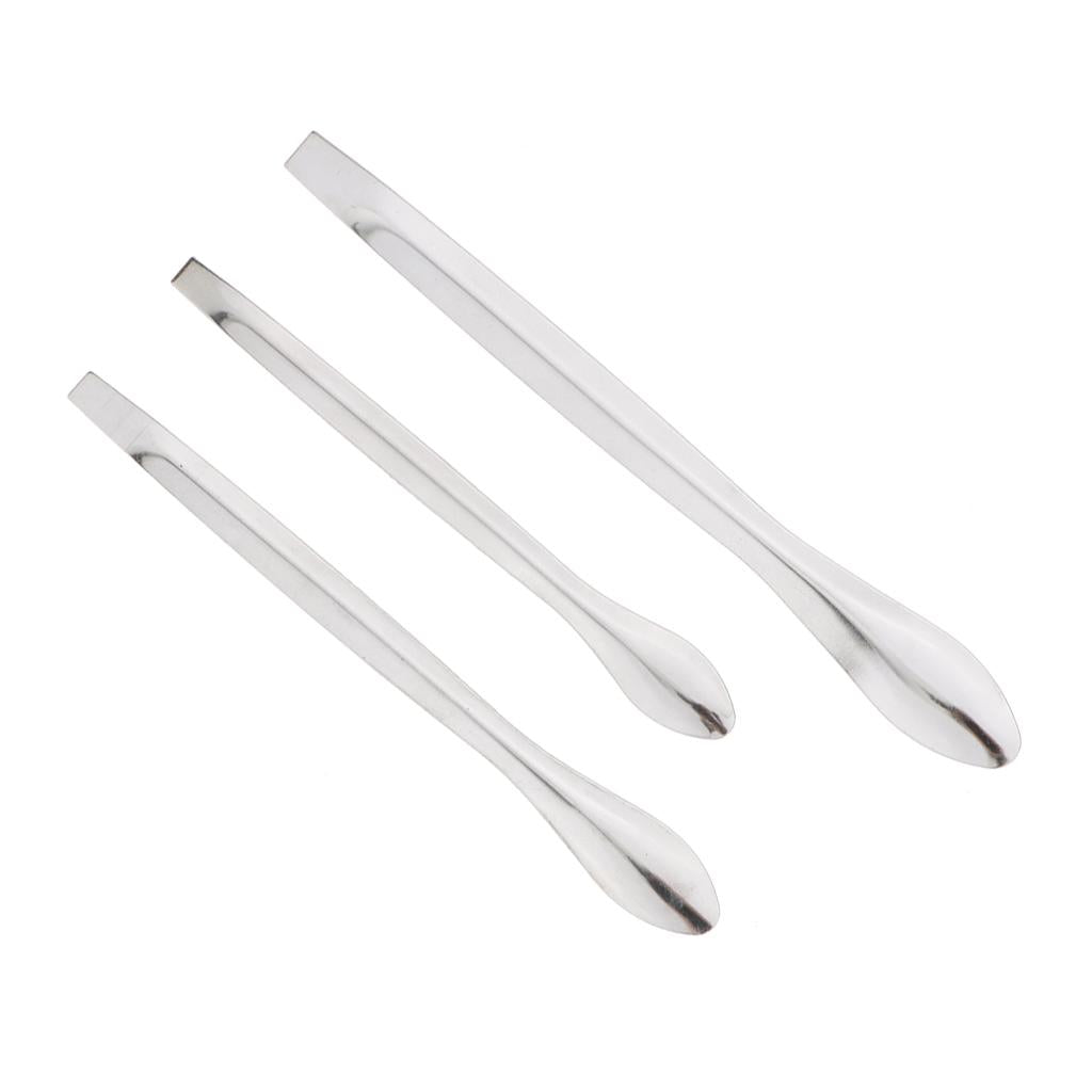 4x3 Pieces Metal Handmade Little Lipstick Spoon Lip Balm DIY Dispensing Spoons