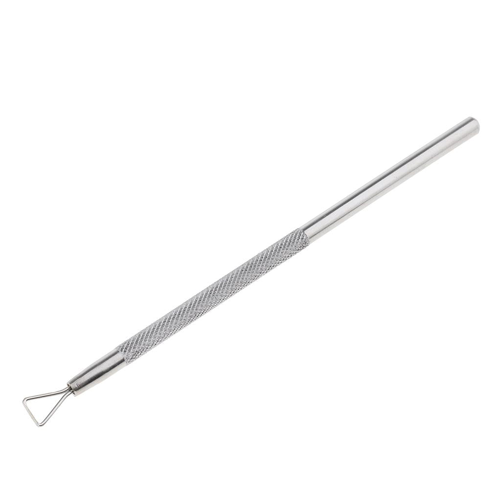 4xNail Art UV Gel Polish Remover Triangle Stick Cuticle Pusher Manicure Tool