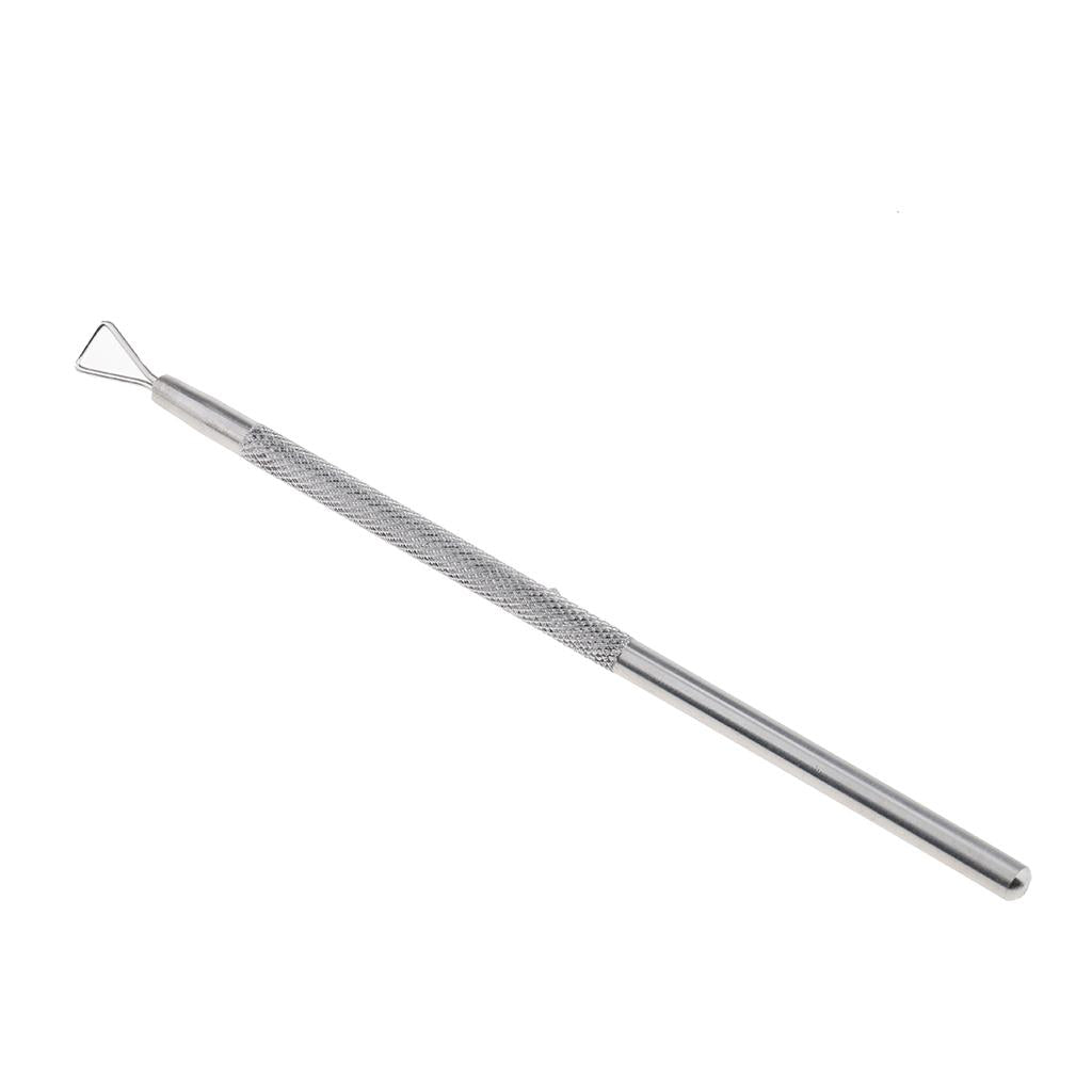 3xNail Art UV Gel Polish Remover Triangle Stick Cuticle Pusher Manicure Tool