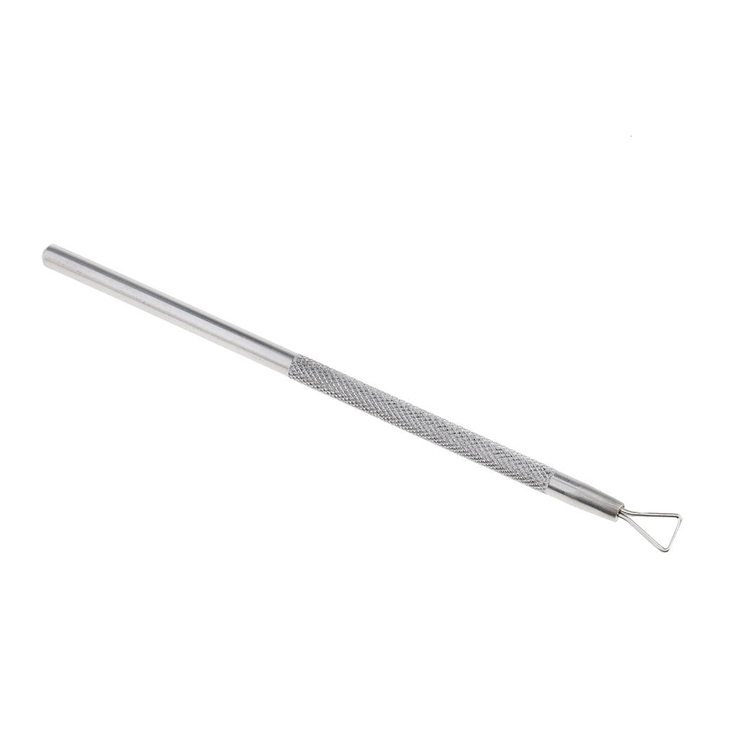 4xNail Art UV Gel Polish Remover Triangle Stick Cuticle Pusher Manicure Tool