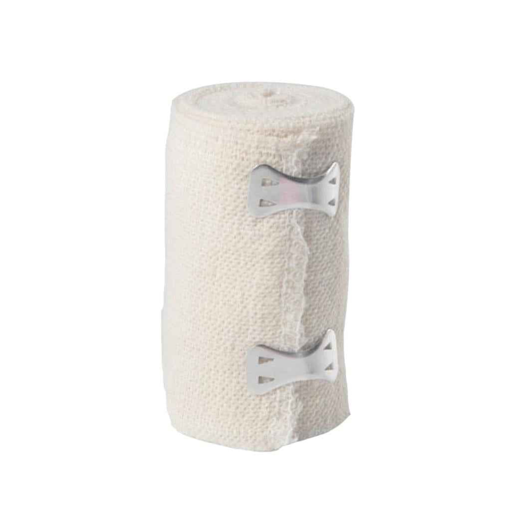 Self-Adhesive Cotton Elastic Bandage Wrap Compression Roll with Hook Closure 7.5CM