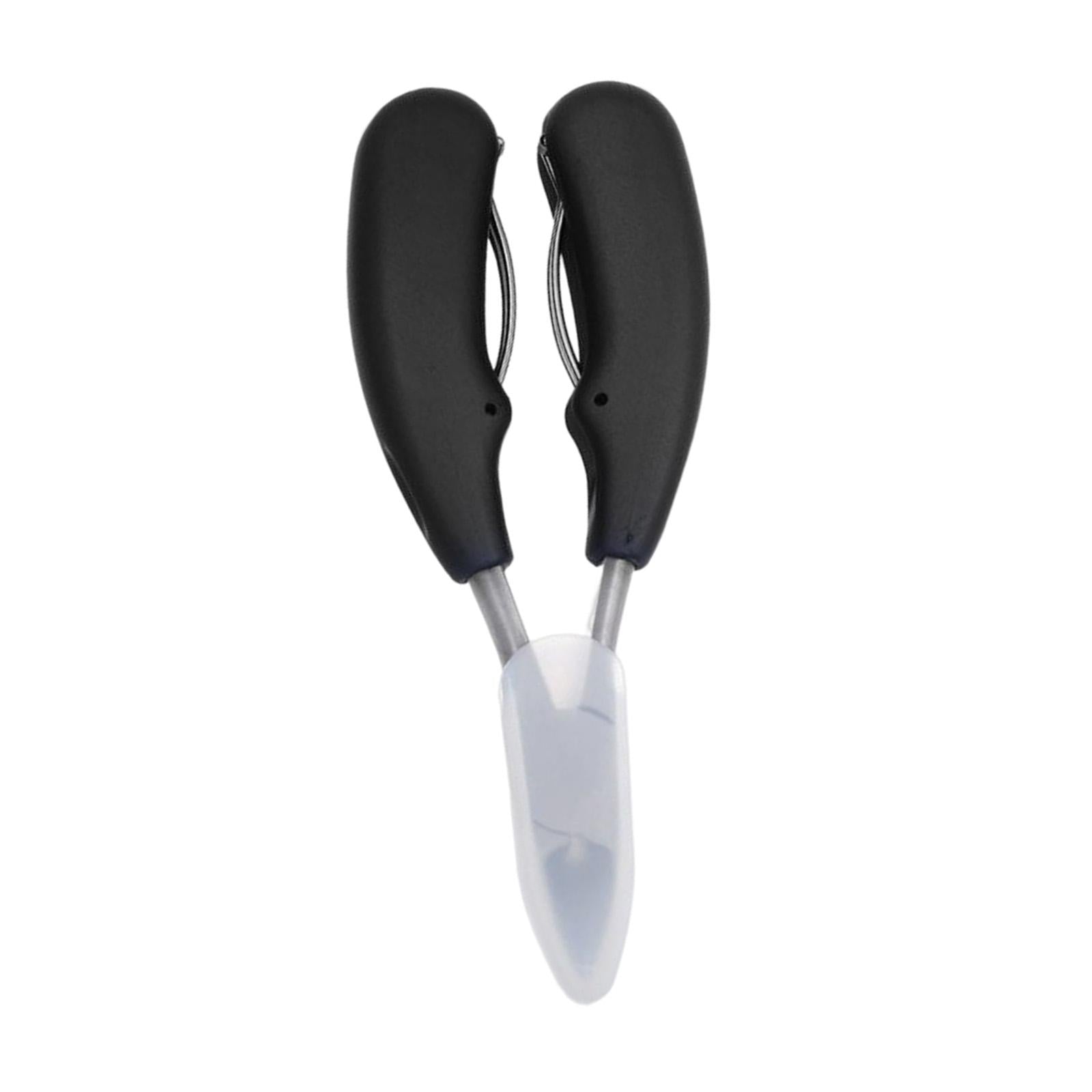 3xSteel Nail Cuticle Cutter Toenails Ingrown Clipper Trimmer Plier Black