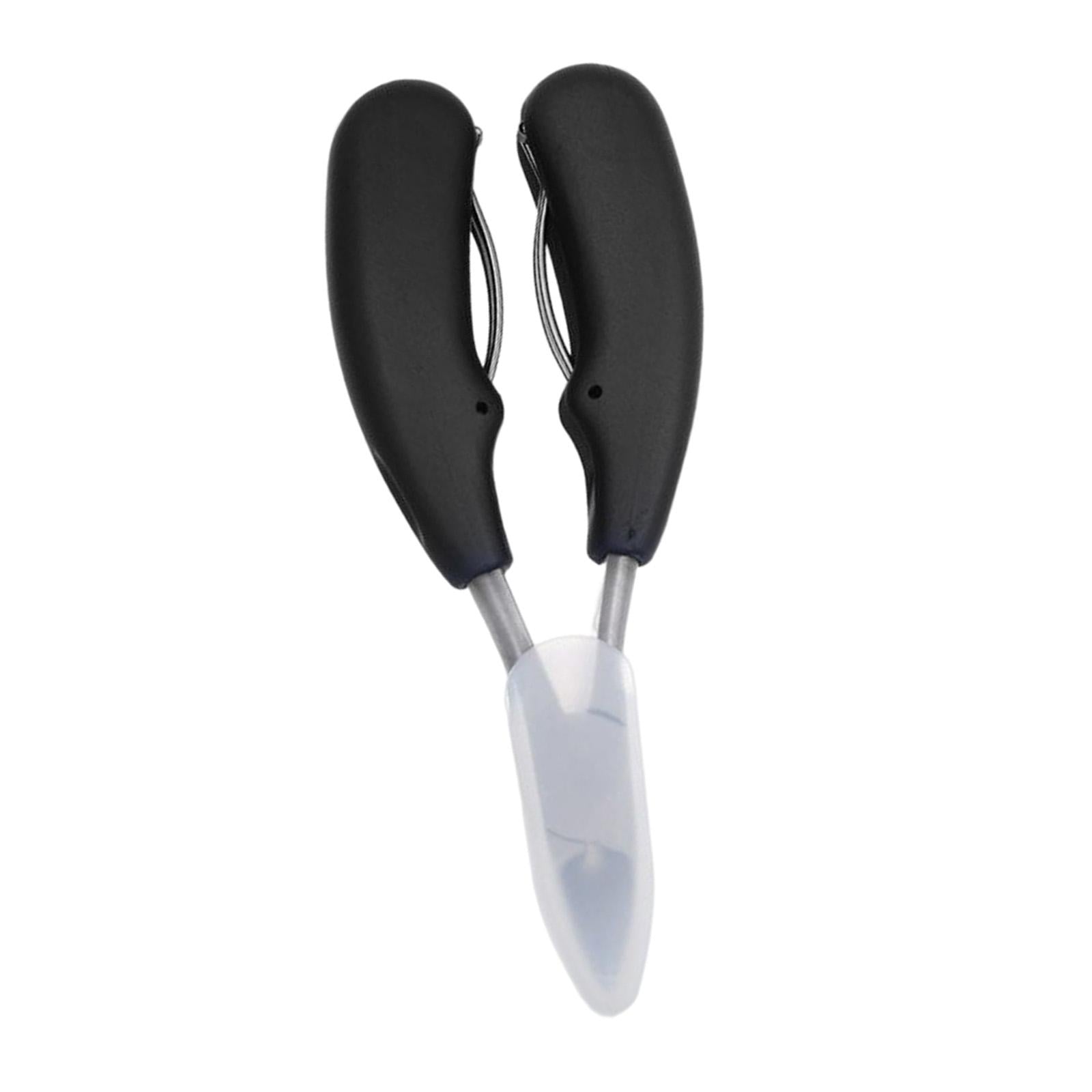 3xSteel Nail Cuticle Cutter Toenails Ingrown Clipper Trimmer Plier Black