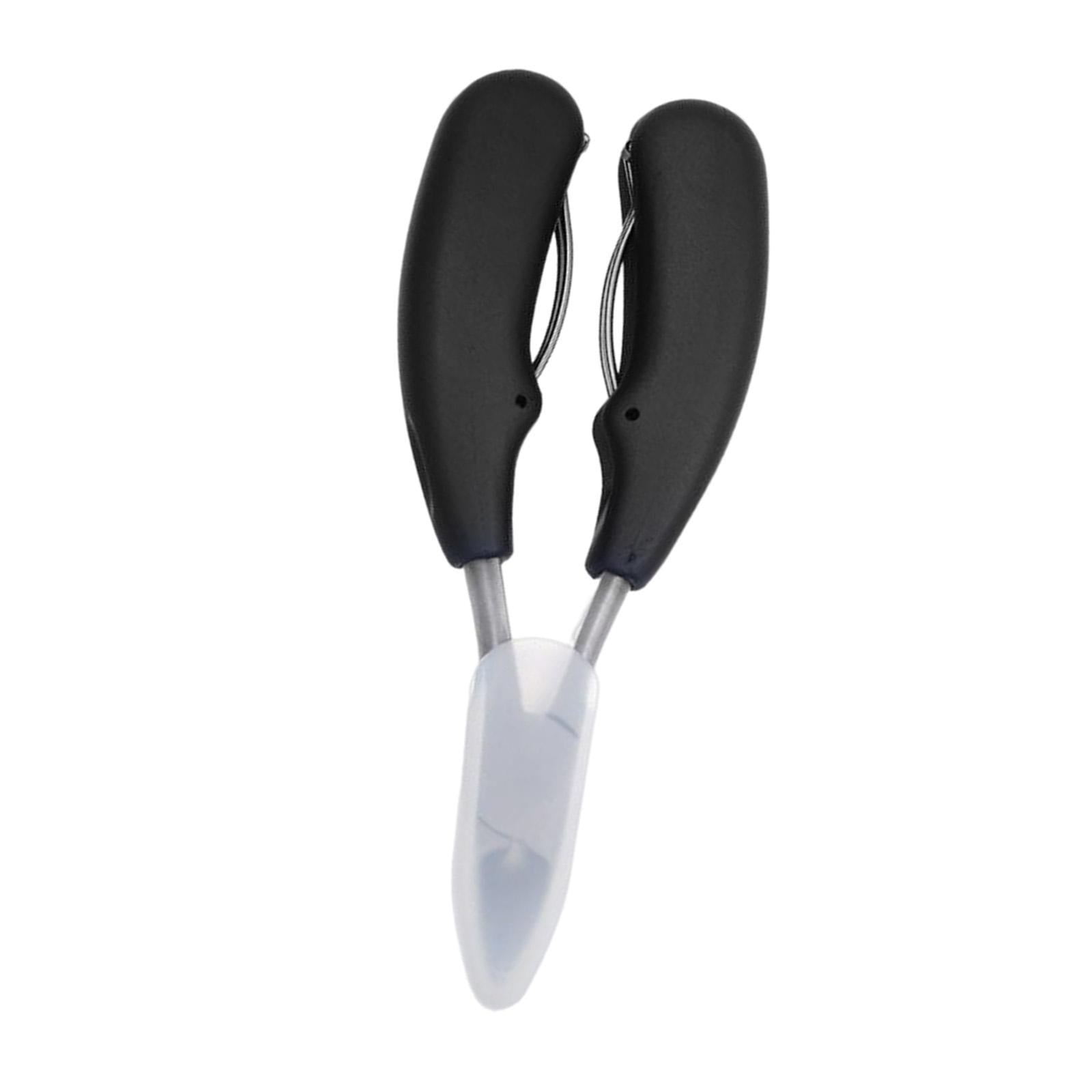 3xSteel Nail Cuticle Cutter Toenails Ingrown Clipper Trimmer Plier Black