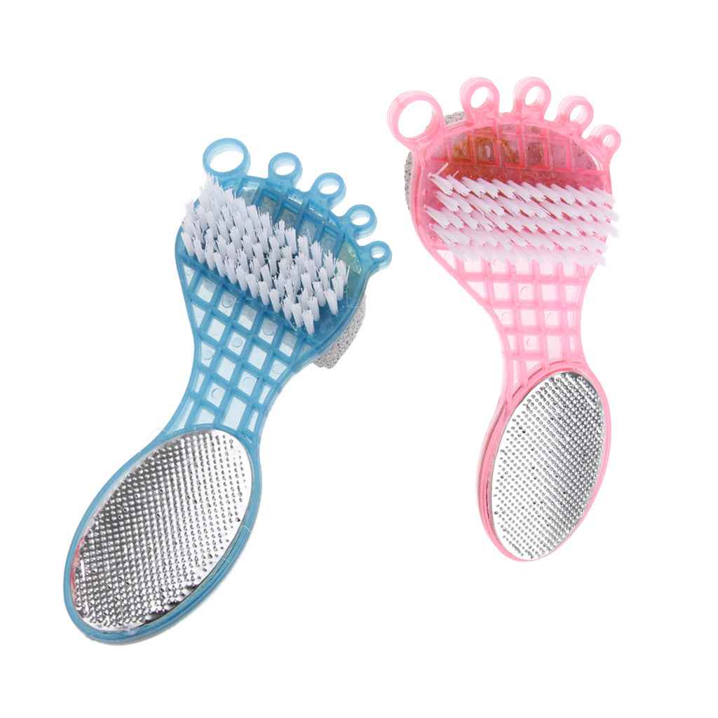 2Pcs 4 in 1 Callus Remover Foot File Pumice Stone /Pedicure Dead Skin Remover