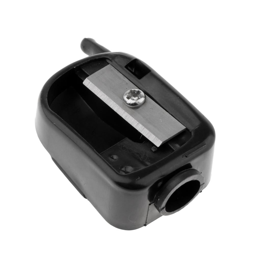 2xMakeup Cosmetic Pencil Sharpener Shaver for Eyebrow Lip Liner Eyeliner Black