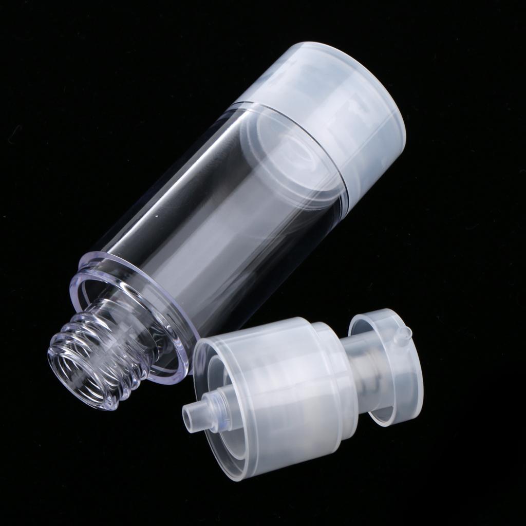 4x2 Pieces Empty Lotion Cosmetic Cream Bottles Airless Pump Dispenser 30ml