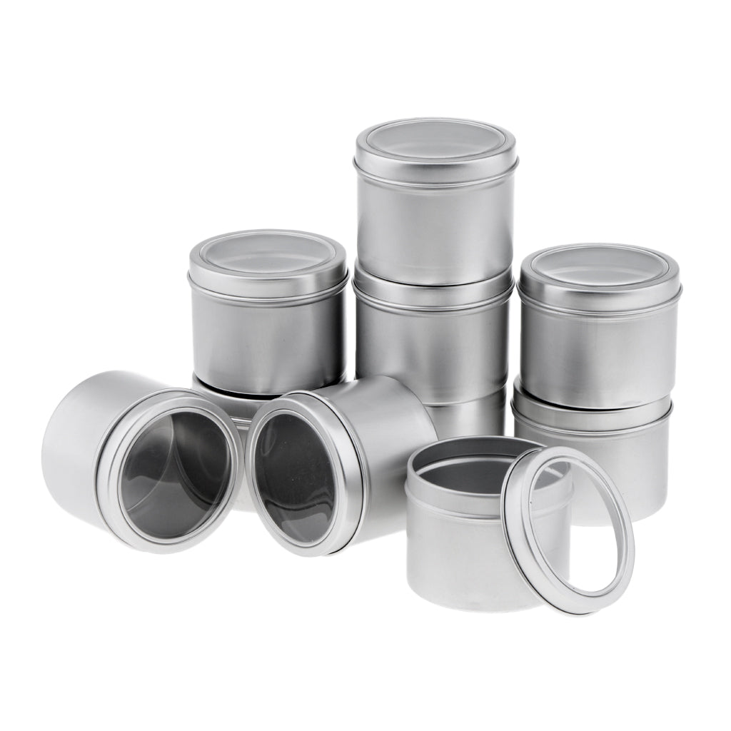 20x 100ml 150ml Aluminum Cosmetics Cream Empty Lip Balm Containers Jars Tin