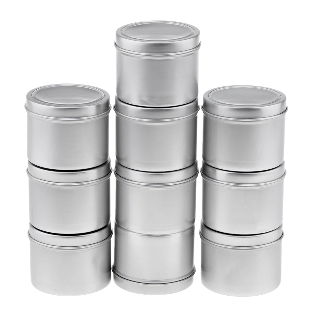 20x 100ml 150ml Aluminum Cosmetics Cream Empty Lip Balm Containers Jars Tin