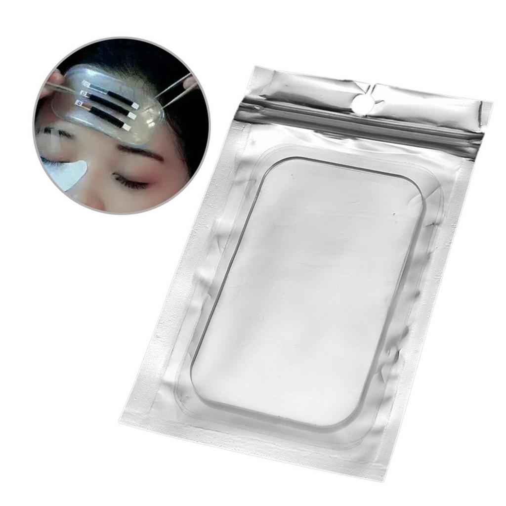 Silicone False Lashes Holder Pad for Eyelash Extensions, Lash Holder, 3.4'' x 5.5'' x 0.1''