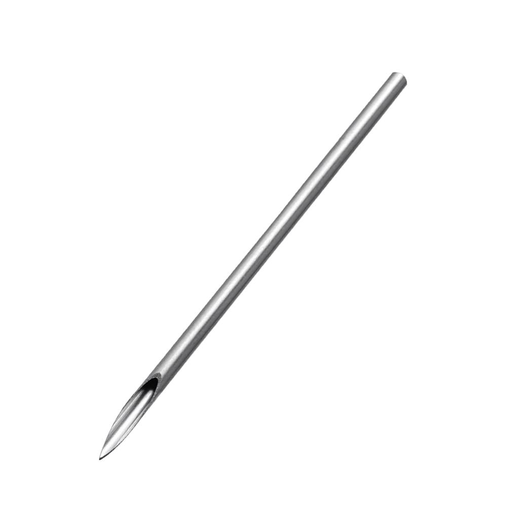 2x10/100 Pieces Sterilized Piercing Needles for Navel Ear Lip 14g 10pcs