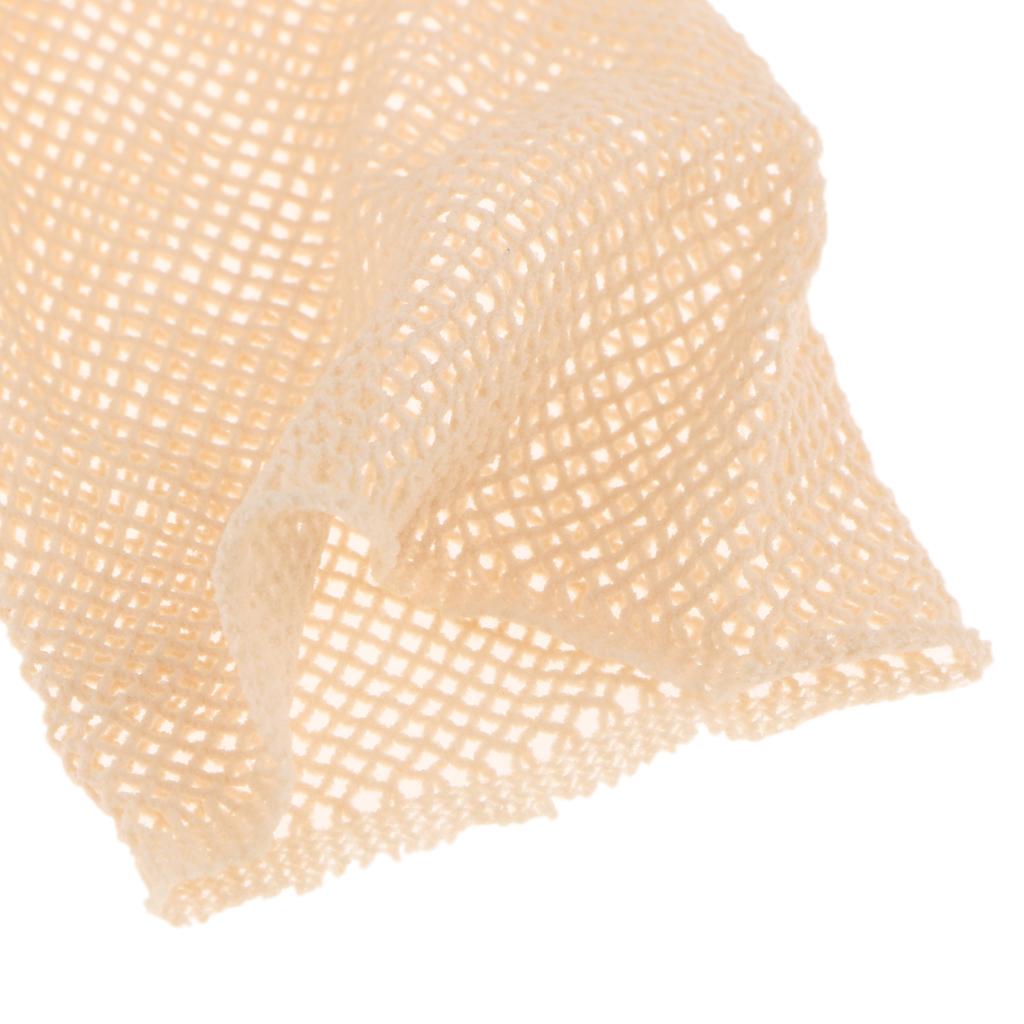 4x3Pcs Elastic Open End Mesh Net Wig Caps Stretchy Snood for Long Short Hair