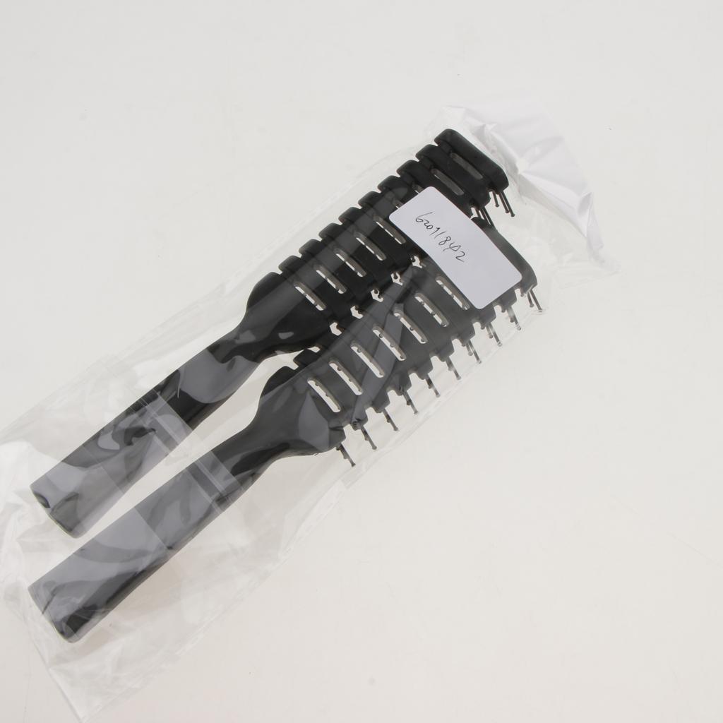 3x2 Styling Hair Brush Ribs Comb Anti-Static Salon Dedicated Curly Hair Comb