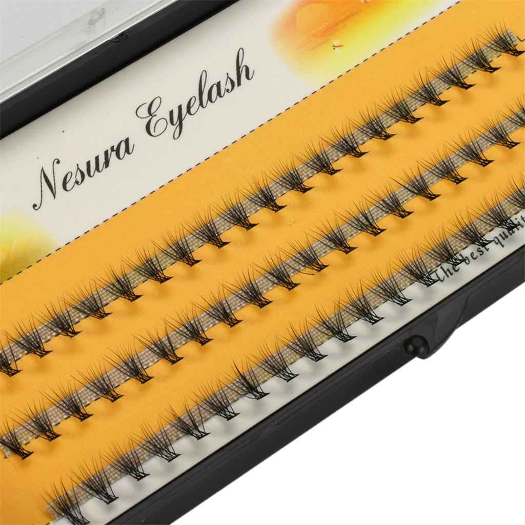 10 Root 60pcs 6mm Black Handmade False Eyelashes Natural Long Individual Eyelashes Extension Fake Lashes Makeup Beauty Cosmetic