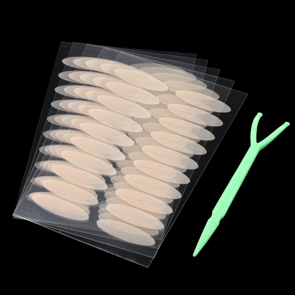3x200x Invisible Fiber Double Eyelid Lift Strips Tape Adhesive Stickers Wide