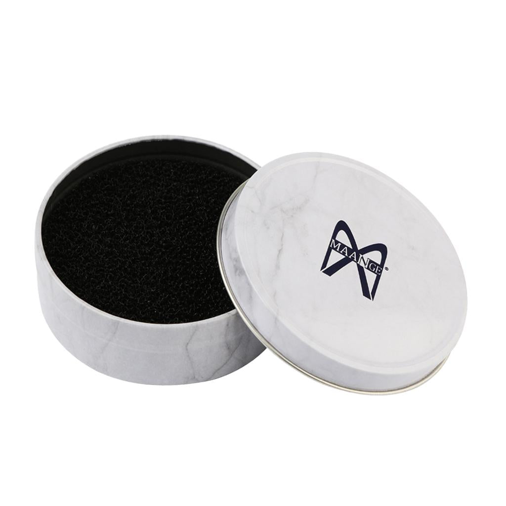 2xMakeup Brush Color Cleaner Sponge Remover Make up Brushes Cleaning Mat Box White