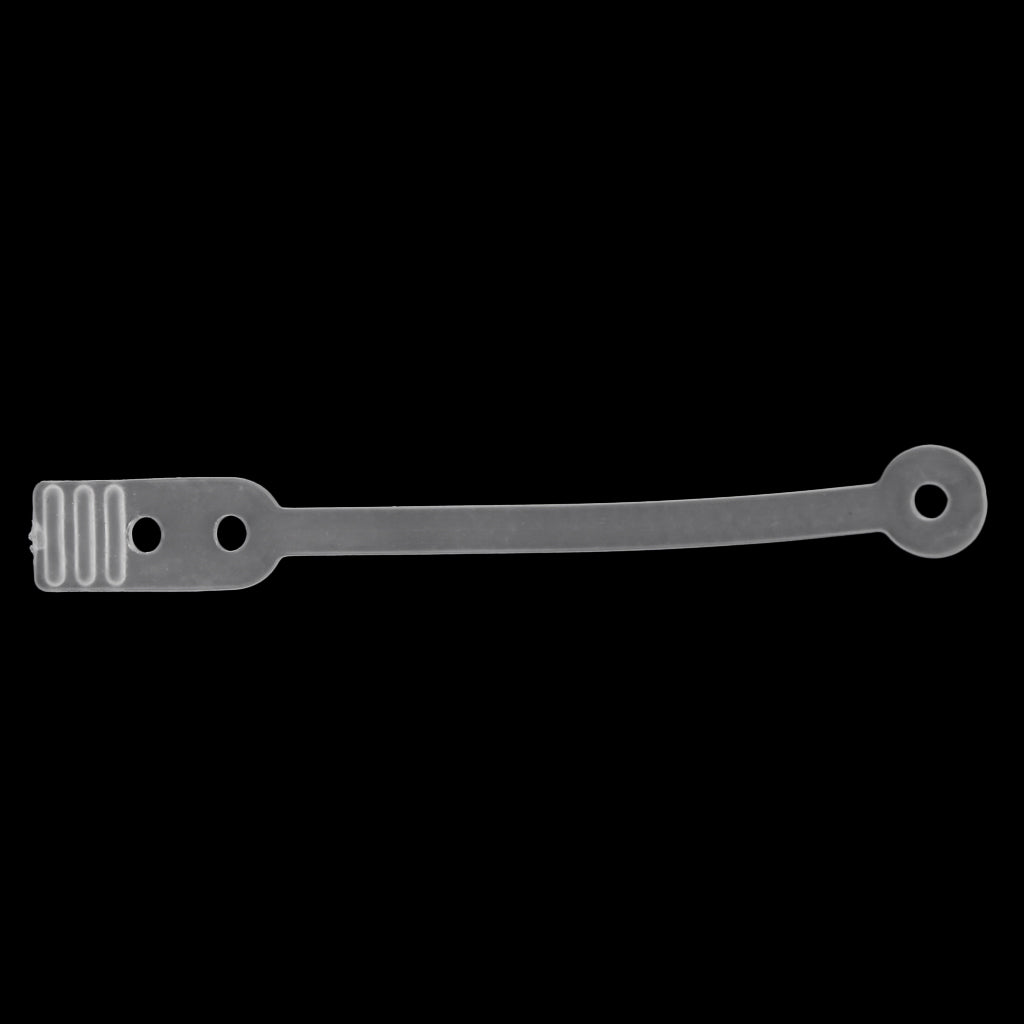 100pcs/pack Salon Hair Roller Rubber Band Hair Rod Clip Accessory Clear