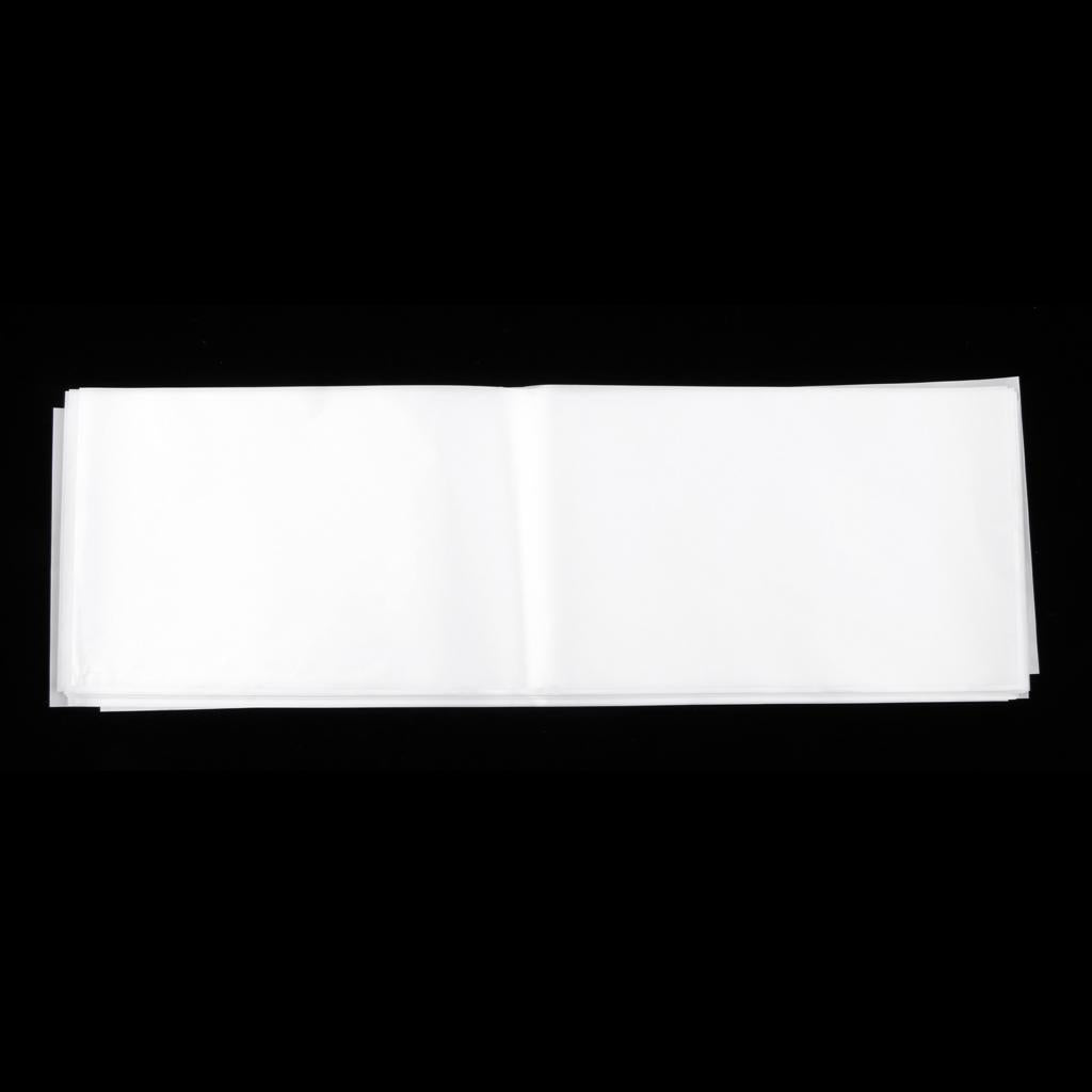 100x Salon Plastic Hair Dye Paper Color Highlight Separating Sheet Reusable