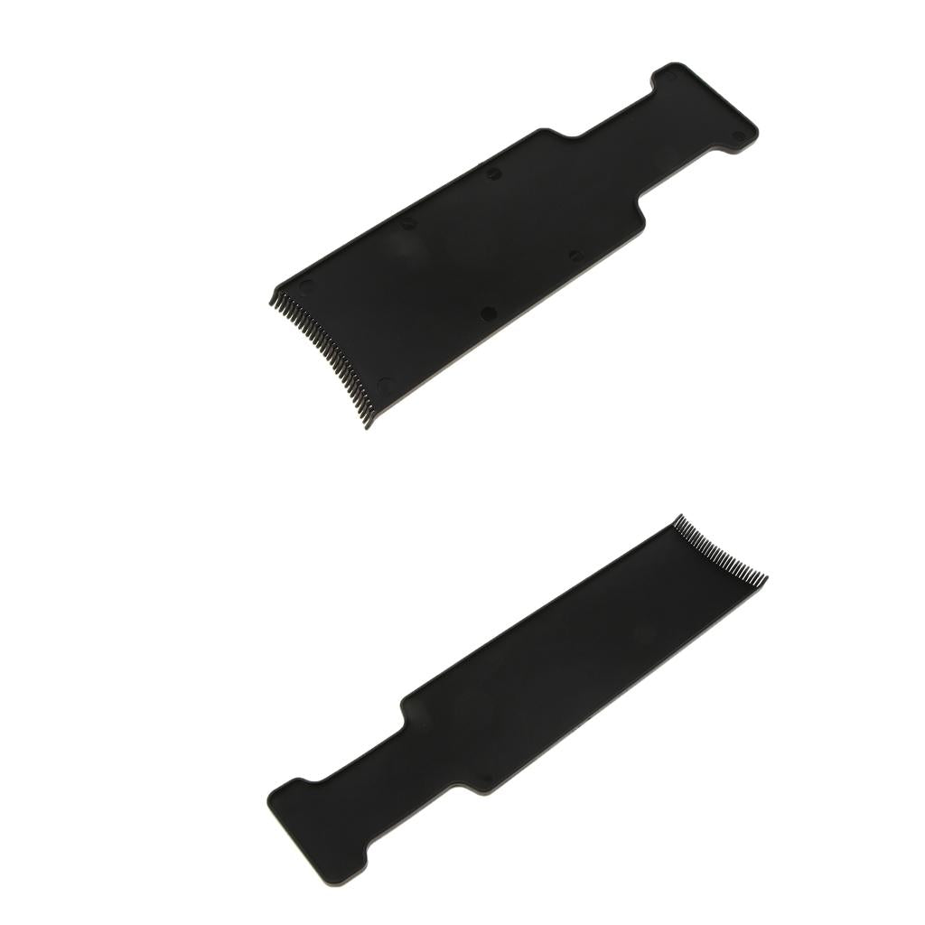 2x Salon Hair Coloring Highlight Board Dyeing Tint Plate Hairdressing Tool