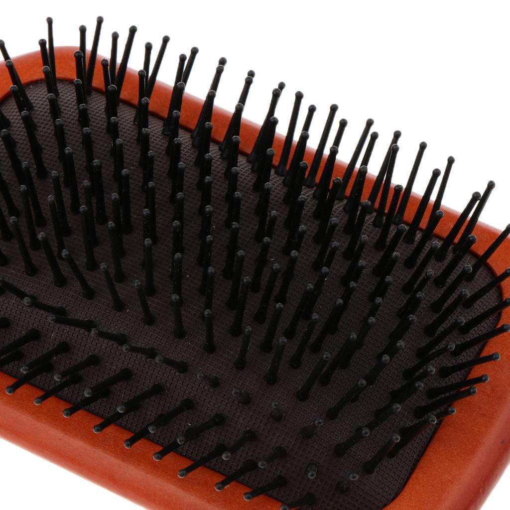 Air Cushion Scalp Massage Hairbrush Hair Care Wooden Detangling Comb&Cleaner