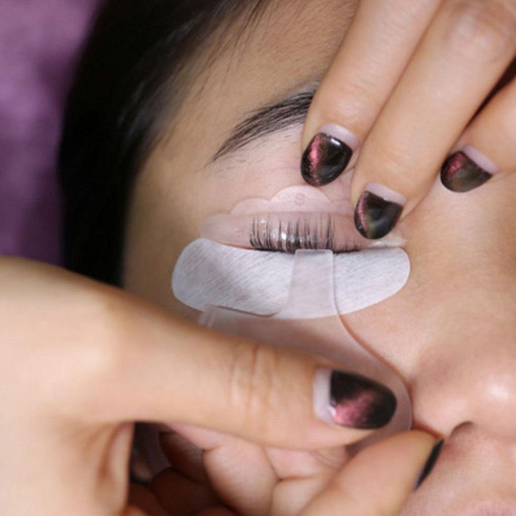 2x Eyelash Lift Perming Y Shape Brush & 6pcs Eyelash Extension Perming Pads