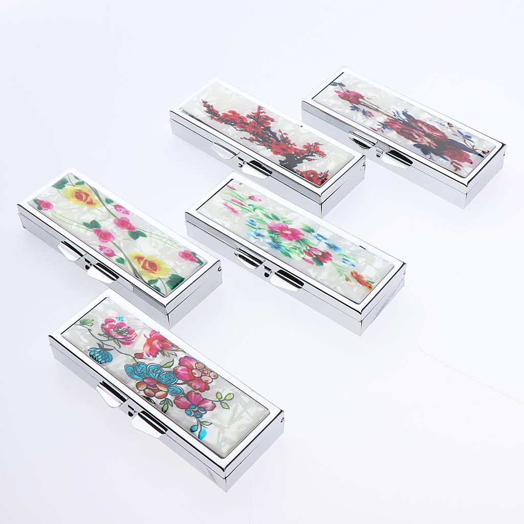 5x6 Compartments Pill Organizer Box Medicine Tablet Case for Daily Travel Use