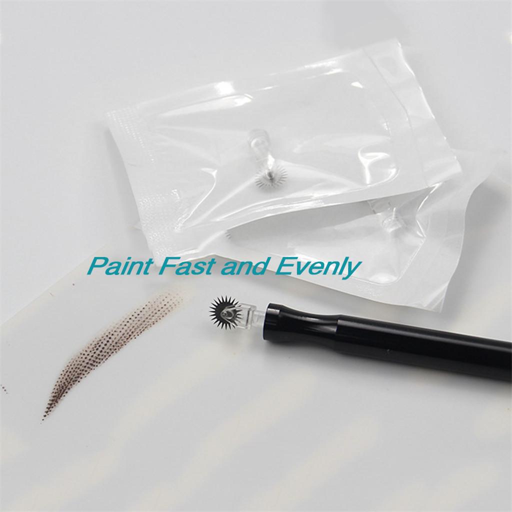 10x Roller Pin Microblading Needles for Embroidery Pen Semi Permanent Makeup