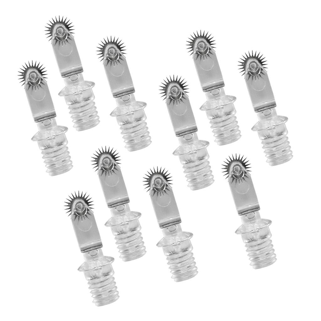 10x Roller Pin Microblading Needles for Embroidery Pen Semi Permanent Makeup