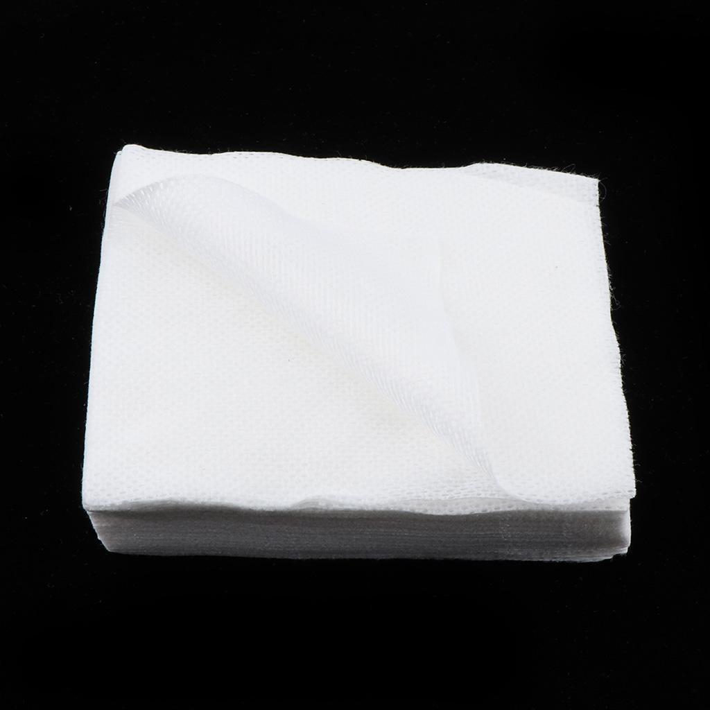 3x200x Disposable Face Cleansing Makeup Removing Square Cotton Pads Nail Wipes