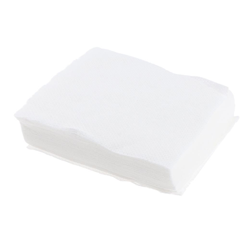 4x200x Disposable Face Cleansing Makeup Removing Square Cotton Pads Nail Wipes