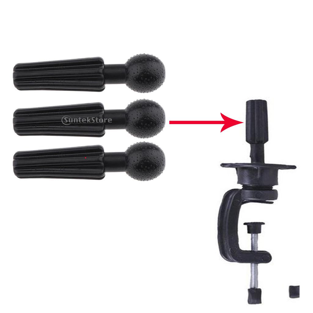4x3x Mannequin Head Holder Clamp / Head Model Tripod Stand Accessories Supply