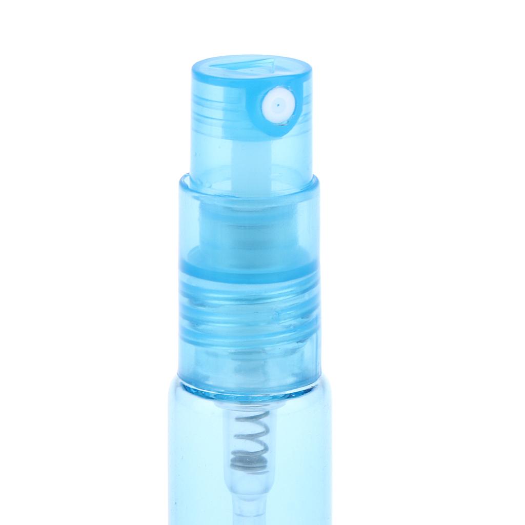6x5x Empty 4/8mL Refillable Perfume Bottles Pump Spray Tube Glass Vials 10 cm