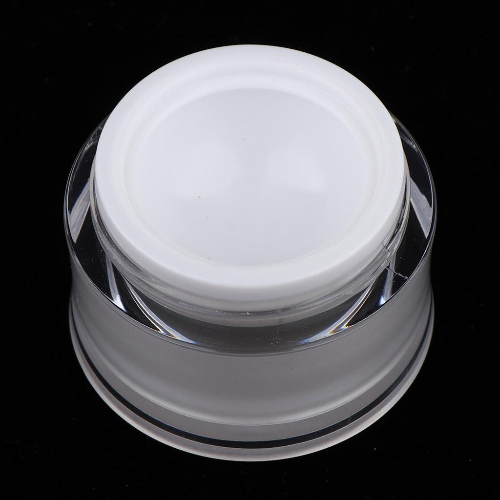 2x2Pcs Empty Plastic Makeup Cream Jar Lotion Bottle Cosmetic Container Filling